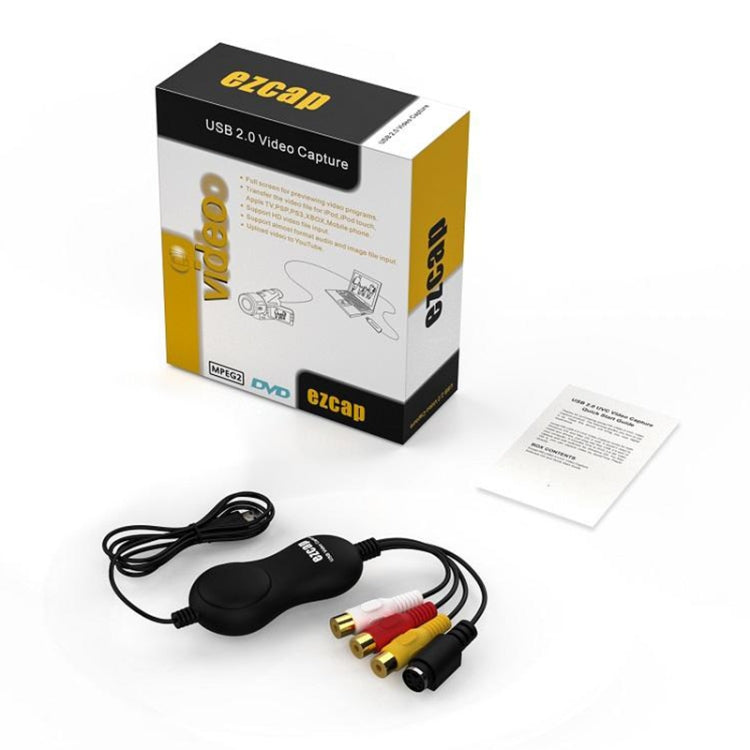 Ezcap 158A การ์ดจับภาพวิดีโอ USB2.0 UVC ไม่ต้องติดตั้งไดรเวอร์, Ezcap 158A