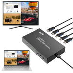 Ezcap 264M การ์ดจับภาพเกมวิดีโอ HDMI 4 ช่อง มัลติวิว USB 3.0, Ezcap 264M