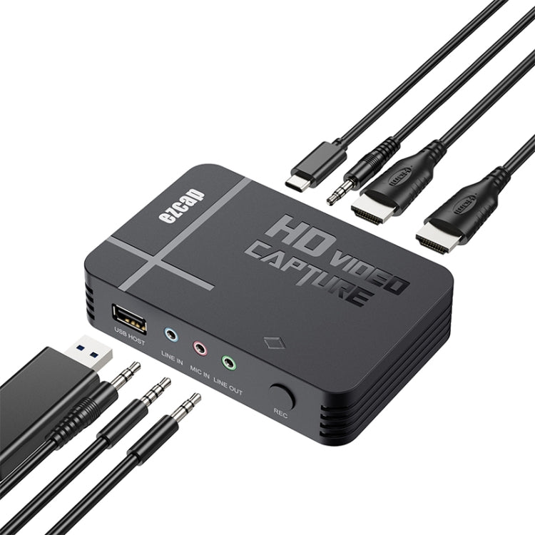 Ezcap 288P กล่องจับภาพวิดีโอ HDMI รองรับการบันทึกตรงลงแฟลชไดรฟ์, Ezcap 288P