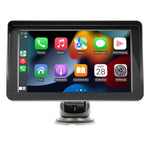 B5570 เครื่องเล่น MP5 รถยนต์สไตล์ SunShade 7 นิ้ว รองรับ CarPlay ไร้สาย เชื่อมต่อโทรศัพท์มือถือ, B5570