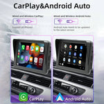 B5570 เครื่องเล่น MP5 รถยนต์สไตล์ SunShade 7 นิ้ว รองรับ CarPlay ไร้สาย เชื่อมต่อโทรศัพท์มือถือ, B5570