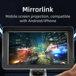 B5570 เครื่องเล่น MP5 รถยนต์สไตล์ SunShade 7 นิ้ว รองรับ CarPlay ไร้สาย เชื่อมต่อโทรศัพท์มือถือ, B5570