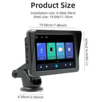 B5570 เครื่องเล่น MP5 รถยนต์สไตล์ SunShade 7 นิ้ว รองรับ CarPlay ไร้สาย เชื่อมต่อโทรศัพท์มือถือ, B5570