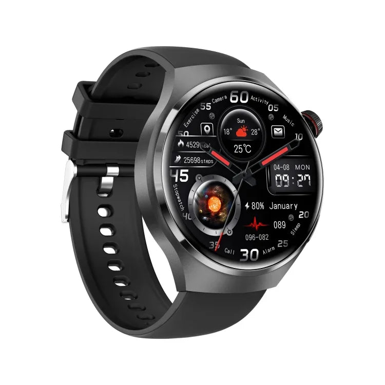 G4 สายรัดข้อมืออัจฉริยะ หน้าจอ 1.53 นิ้ว รองรับการโทร Bluetooth / NFC / วัดอัตราการเต้นหัวใจ