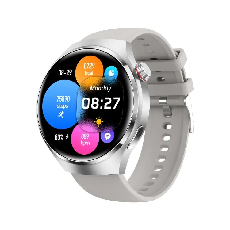 G4 สายรัดข้อมืออัจฉริยะ หน้าจอ 1.53 นิ้ว รองรับการโทร Bluetooth / NFC / วัดอัตราการเต้นหัวใจ