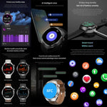 G4 สายรัดข้อมืออัจฉริยะ หน้าจอ 1.53 นิ้ว รองรับการโทร Bluetooth / NFC / วัดอัตราการเต้นหัวใจ