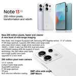 Xiaomi Redmi Note 13 Pro 5G, หน้าจอ 6.67 นิ้ว MIUI 14 Snapdragon 7s Gen 2 Octa Core 4nm สูงสุด 2.4GHz, NFC, เครือข่าย: 5G, 16GB+512GB
