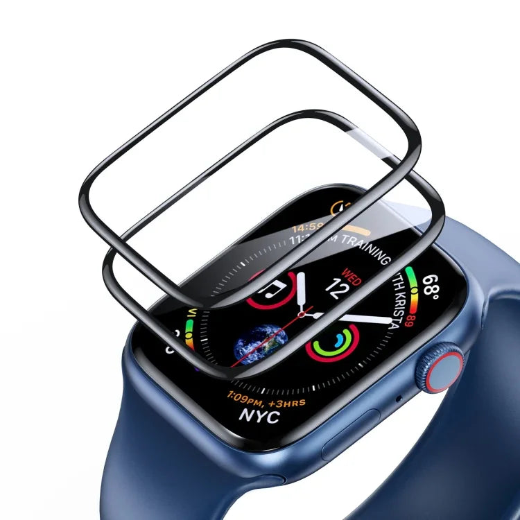 ฟิล์มนาฬิกา DUX DUCIS Pmma ซีรีส์พื้นผิว 3D คอมโพสิตนุ่ม สำหรับ Apple Watch Series 6 / 5 / 4 / SE 44 มม., สำหรับ Apple Watch Series 6 / 5 / 4 / SE 40 มม., สำหรับ Apple Watch Series 11 / 10 46 มม., สำหรับ Apple Watch Series 11 / 10 42 มม.