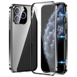 เคสโทรศัพท์กระจกนิรภัย HD แบบสองหัวเข็มขัดแม่เหล็ก สำหรับ iPhone 11 Pro