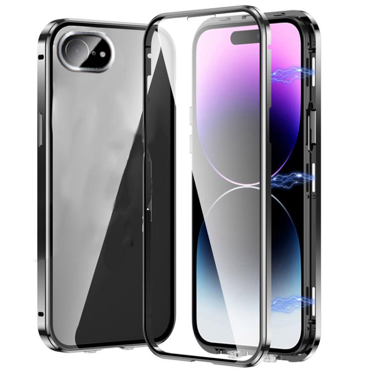 เคสโทรศัพท์กระจกนิรภัย HD แบบสองหัวเข็มขัดแม่เหล็ก สำหรับ iPhone 17e / 16e, สำหรับ iPhone 17, สำหรับ iPhone 16 Pro Max, สำหรับ iPhone 16 Pro, สำหรับ iPhone 16 Plus, สำหรับ iPhone 16, สำหรับ iPhone 15 Pro Max, สำหรับ iPhone 15 Pro, สำหรับ iPhone 15 Plus