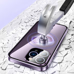 เคสโทรศัพท์กระจกนิรภัย HD แบบสองหัวเข็มขัดแม่เหล็ก สำหรับ iPhone 11 Pro