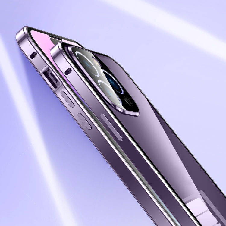 เคสโทรศัพท์กระจกนิรภัย HD แบบสองหัวเข็มขัดแม่เหล็ก สำหรับ iPhone 11 Pro