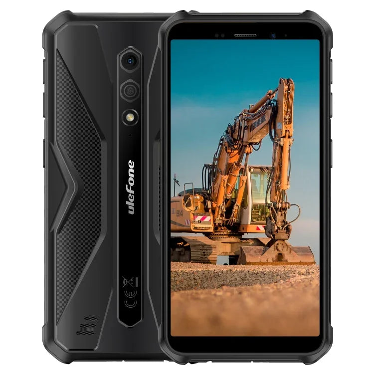 Ulefone Armor X12, โทรศัพท์กันกระแทก, ปลดล็อกด้วยใบหน้า, หน้าจอ 5.45 นิ้ว Android 13 Go MediaTek Helio A22 Quad Core, เครือข่าย: 4G, NFC, 3GB+32GB