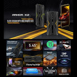 Ulefone Armor X12, โทรศัพท์กันกระแทก, ปลดล็อกด้วยใบหน้า, หน้าจอ 5.45 นิ้ว Android 13 Go MediaTek Helio A22 Quad Core, เครือข่าย: 4G, NFC, 3GB+32GB