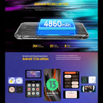 Ulefone Armor X12, โทรศัพท์กันกระแทก, ปลดล็อกด้วยใบหน้า, หน้าจอ 5.45 นิ้ว Android 13 Go MediaTek Helio A22 Quad Core, เครือข่าย: 4G, NFC, 3GB+32GB