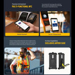 Ulefone Armor X12, โทรศัพท์กันกระแทก, ปลดล็อกด้วยใบหน้า, หน้าจอ 5.45 นิ้ว Android 13 Go MediaTek Helio A22 Quad Core, เครือข่าย: 4G, NFC, 3GB+32GB