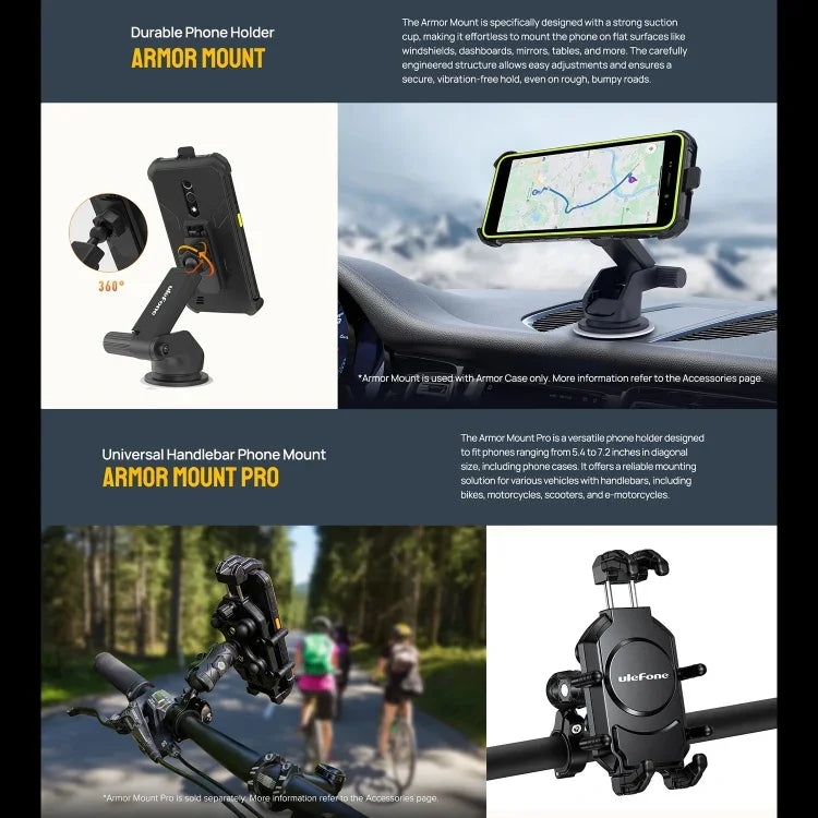 Ulefone Armor X12, โทรศัพท์กันกระแทก, ปลดล็อกด้วยใบหน้า, หน้าจอ 5.45 นิ้ว Android 13 Go MediaTek Helio A22 Quad Core, เครือข่าย: 4G, NFC, 3GB+32GB