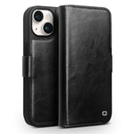 เคสโทรศัพท์หนังแท้ QIALINO Classic 103 Buckle สำหรับ iPhone 17e / 16e, สำหรับ iPhone 17 Pro Max, สำหรับ iPhone 17 Pro, สำหรับ iPhone 17, สำหรับ iPhone Air, สำหรับ iPhone 15 Pro Max, สำหรับ iPhone 15 Plus, สำหรับ iPhone 15