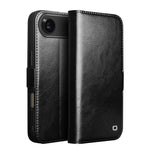 เคสโทรศัพท์หนังแท้ QIALINO Classic 103 Buckle สำหรับ iPhone 17e / 16e, สำหรับ iPhone 17 Pro Max, สำหรับ iPhone 17 Pro, สำหรับ iPhone 17, สำหรับ iPhone Air, สำหรับ iPhone 15 Pro Max, สำหรับ iPhone 15 Plus, สำหรับ iPhone 15