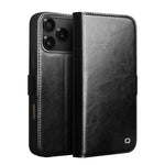 เคสโทรศัพท์หนังแท้ QIALINO Classic 103 Buckle สำหรับ iPhone 17e / 16e, สำหรับ iPhone 17 Pro Max, สำหรับ iPhone 17 Pro, สำหรับ iPhone 17, สำหรับ iPhone Air, สำหรับ iPhone 15 Pro Max, สำหรับ iPhone 15 Plus, สำหรับ iPhone 15