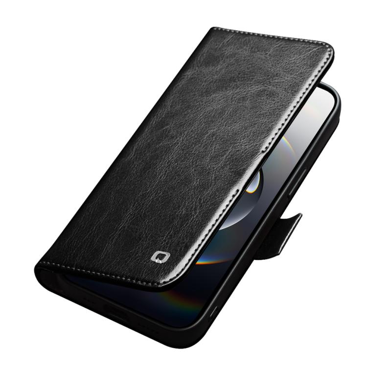เคสโทรศัพท์หนังแท้ QIALINO Classic 103 Buckle สำหรับ iPhone 17e / 16e, สำหรับ iPhone 17 Pro Max, สำหรับ iPhone 17 Pro, สำหรับ iPhone 17, สำหรับ iPhone Air, สำหรับ iPhone 15 Pro Max, สำหรับ iPhone 15 Plus, สำหรับ iPhone 15