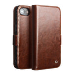เคสโทรศัพท์หนังแท้ QIALINO Classic 103 Buckle สำหรับ iPhone 17e / 16e, สำหรับ iPhone 17 Pro Max, สำหรับ iPhone 17 Pro, สำหรับ iPhone 17, สำหรับ iPhone Air, สำหรับ iPhone 15 Pro Max, สำหรับ iPhone 15 Plus, สำหรับ iPhone 15