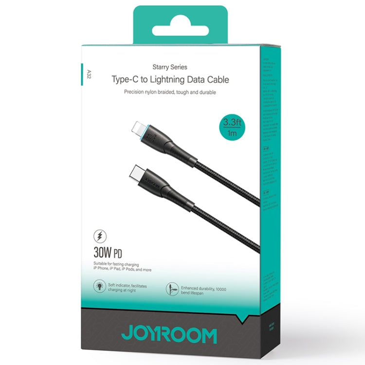 JOYROOM SA32-CL3 ซีรีส์ Starry สายชาร์จเร็ว 30W USB-C / Type-C เป็น 8 Pin