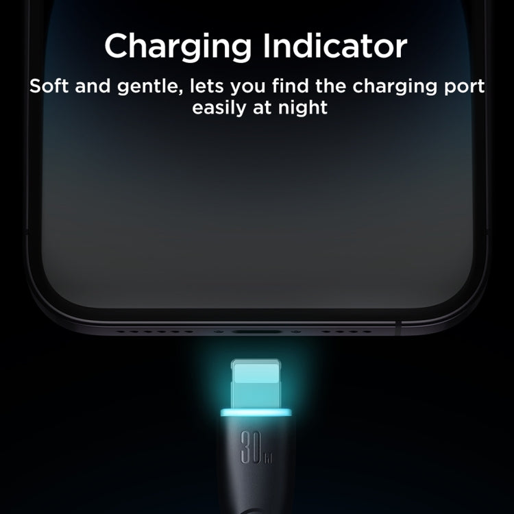 JOYROOM SA32-CL3 ซีรีส์ Starry สายชาร์จเร็ว 30W USB-C / Type-C เป็น 8 Pin