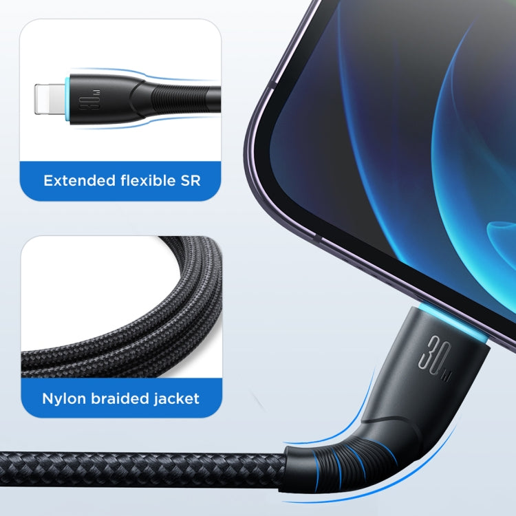 JOYROOM SA32-CL3 ซีรีส์ Starry สายชาร์จเร็ว 30W USB-C / Type-C เป็น 8 Pin