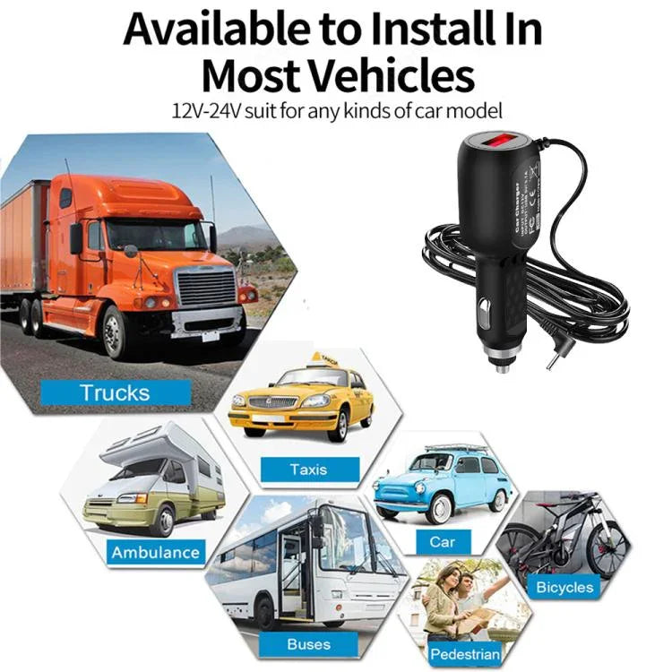 หน้าจอสมาร์ทพกพา IPS 7 นิ้ว สำหรับรถยนต์ โปรเจคเตอร์หน้าจอไร้สาย Carplay Android Auto พร้อมกล้องถอยหลัง, พร้อมกล้องถอยหลัง