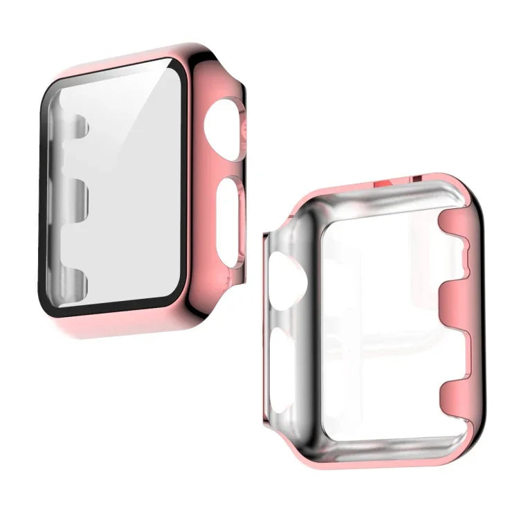 เคส TPU ชุบเต็มรูปแบบ สำหรับ Apple Watch Series 3 & 2 & 1 ขนาด 38 มม., สำหรับ Apple Watch Series 3 & 2 & 1 ขนาด 42 มม., สำหรับ Apple Watch Series 5 & 4 ขนาด 40 มม., สำหรับ Apple Watch Series 5 & 4 ขนาด 44 มม.
