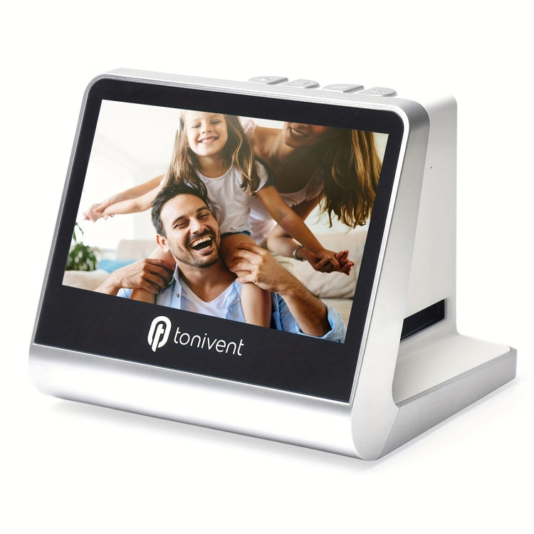 เครื่องสแกนฟิล์ม Tonivent TON170 ความละเอียด 14 ล้านพิกเซล หน้าจอ HD ขนาด 5 นิ้ว, TON170 สีขาว