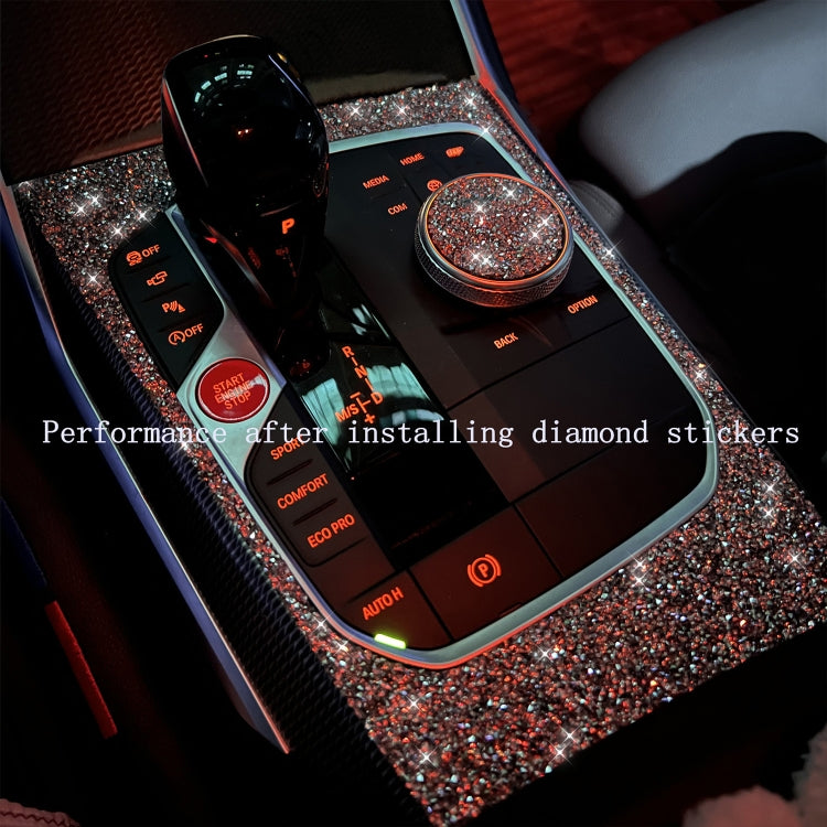 For Mazda CX-5 2017-2018 Car Electronic Handbrake Panel Diamond Decorative Sticker, Left Drive, Car Electronic Handbrake Panel, Left Drive