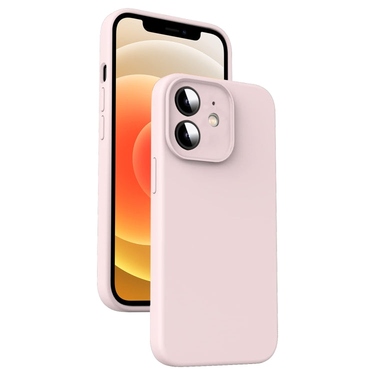เคสโทรศัพท์ซิลิโคนเหลวไมโครไฟเบอร์กันกระแทก สำหรับ iPhone 12, สำหรับ iPhone 12 Pro Max, สำหรับ iPhone 12 Pro
