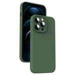 เคสโทรศัพท์ซิลิโคนเหลวไมโครไฟเบอร์กันกระแทก สำหรับ iPhone 12, สำหรับ iPhone 12 Pro Max, สำหรับ iPhone 12 Pro