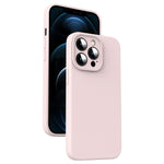 เคสโทรศัพท์ซิลิโคนเหลวไมโครไฟเบอร์กันกระแทก สำหรับ iPhone 12, สำหรับ iPhone 12 Pro Max, สำหรับ iPhone 12 Pro