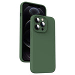 เคสโทรศัพท์ซิลิโคนเหลวไมโครไฟเบอร์กันกระแทก สำหรับ iPhone 12, สำหรับ iPhone 12 Pro Max, สำหรับ iPhone 12 Pro