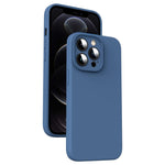 เคสโทรศัพท์ซิลิโคนเหลวไมโครไฟเบอร์กันกระแทก สำหรับ iPhone 12, สำหรับ iPhone 12 Pro Max, สำหรับ iPhone 12 Pro