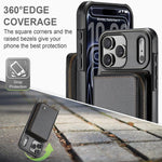 เคสโทรศัพท์หนังพร้อมกระเป๋าซิปและสายคล้องคู่ JEEHOOD C22 Series สำหรับ iPhone 17 Pro Max, สำหรับ iPhone 17 Pro, สำหรับ iPhone Air, สำหรับ iPhone 16 Pro Max, สำหรับ iPhone 16 Pro, สำหรับ iPhone 16 Plus, สำหรับ iPhone 16, สำหรับ iPhone 15 Pro Max