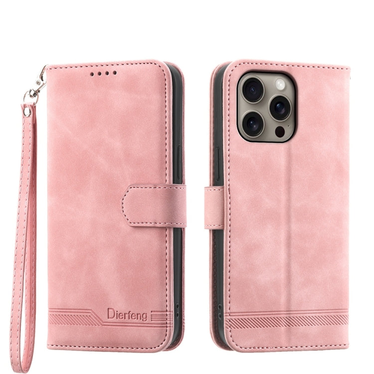 เคสโทรศัพท์หนัง PU ไฮบริด TPU Dierfeng Dream Line สำหรับ iPhone 17 Pro Max, สำหรับ iPhone 17 Pro, สำหรับ iPhone 17, สำหรับ iPhone Air, สำหรับ iPhone 16e, สำหรับ iPhone 16 Pro Max, สำหรับ iPhone 16 Pro, สำหรับ iPhone 16 Plus