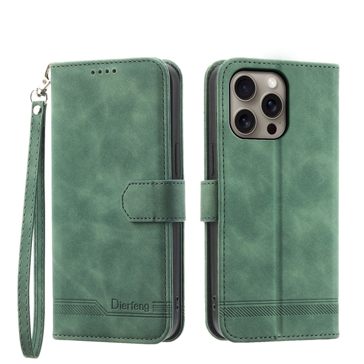 เคสโทรศัพท์หนัง PU ไฮบริด TPU Dierfeng Dream Line สำหรับ iPhone 17 Pro Max, สำหรับ iPhone 17 Pro, สำหรับ iPhone 17, สำหรับ iPhone Air, สำหรับ iPhone 16e, สำหรับ iPhone 16 Pro Max, สำหรับ iPhone 16 Pro, สำหรับ iPhone 16 Plus