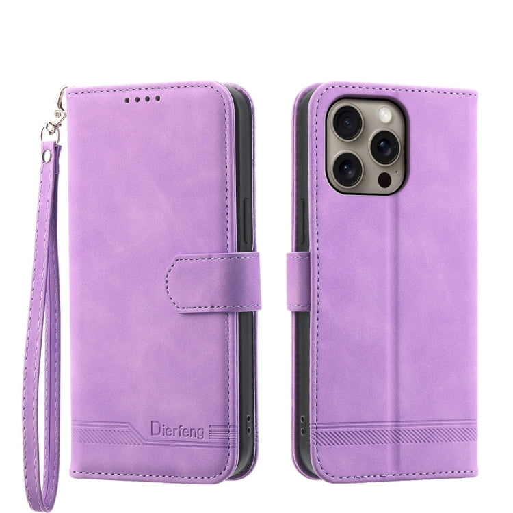 เคสโทรศัพท์หนัง PU ไฮบริด TPU Dierfeng Dream Line สำหรับ iPhone 17 Pro Max, สำหรับ iPhone 17 Pro, สำหรับ iPhone 17, สำหรับ iPhone Air, สำหรับ iPhone 16e, สำหรับ iPhone 16 Pro Max, สำหรับ iPhone 16 Pro, สำหรับ iPhone 16 Plus