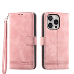 เคสโทรศัพท์หนัง PU ไฮบริด TPU Dierfeng Dream Line สำหรับ iPhone 17 Pro Max, สำหรับ iPhone 17 Pro, สำหรับ iPhone 17, สำหรับ iPhone Air, สำหรับ iPhone 16e, สำหรับ iPhone 16 Pro Max, สำหรับ iPhone 16 Pro, สำหรับ iPhone 16 Plus