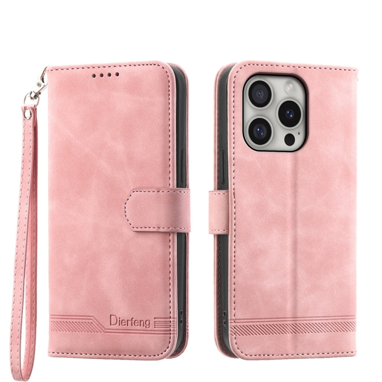 เคสโทรศัพท์หนัง PU ไฮบริด TPU Dierfeng Dream Line สำหรับ iPhone 17 Pro Max, สำหรับ iPhone 17 Pro, สำหรับ iPhone 17, สำหรับ iPhone Air, สำหรับ iPhone 16e, สำหรับ iPhone 16 Pro Max, สำหรับ iPhone 16 Pro, สำหรับ iPhone 16 Plus