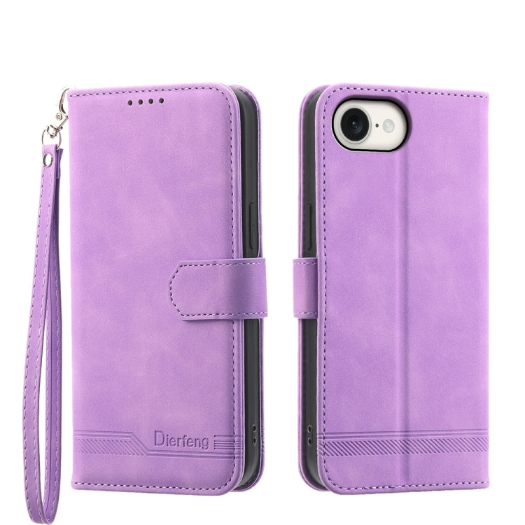 เคสโทรศัพท์หนัง PU ไฮบริด TPU Dierfeng Dream Line สำหรับ iPhone 17 Pro Max, สำหรับ iPhone 17 Pro, สำหรับ iPhone 17, สำหรับ iPhone Air, สำหรับ iPhone 16e, สำหรับ iPhone 16 Pro Max, สำหรับ iPhone 16 Pro, สำหรับ iPhone 16 Plus