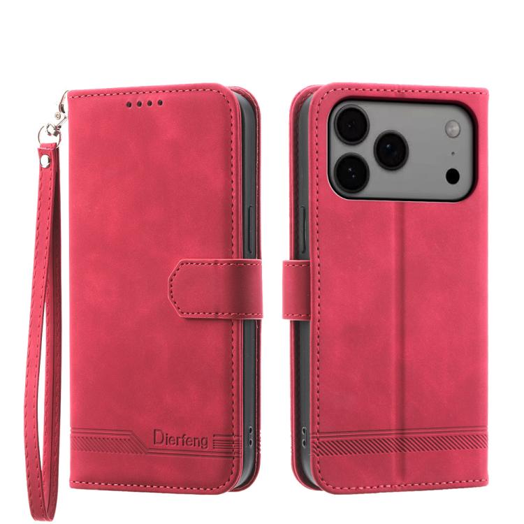 เคสโทรศัพท์หนัง PU ไฮบริด TPU Dierfeng Dream Line สำหรับ iPhone 17 Pro Max, สำหรับ iPhone 17 Pro, สำหรับ iPhone 17, สำหรับ iPhone Air, สำหรับ iPhone 16e, สำหรับ iPhone 16 Pro Max, สำหรับ iPhone 16 Pro, สำหรับ iPhone 16 Plus