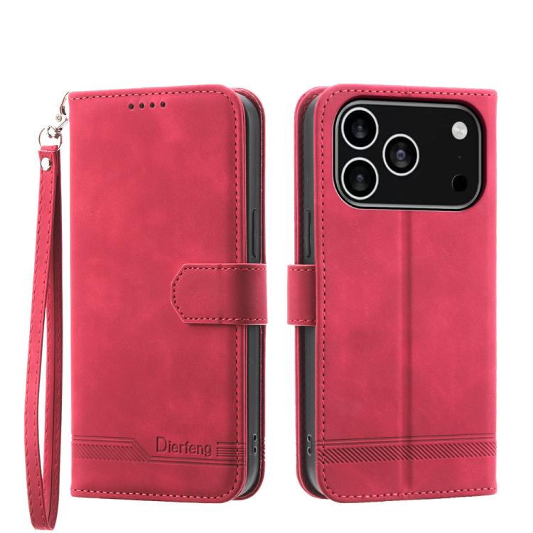 เคสโทรศัพท์หนัง PU ไฮบริด TPU Dierfeng Dream Line สำหรับ iPhone 17 Pro Max, สำหรับ iPhone 17 Pro, สำหรับ iPhone 17, สำหรับ iPhone Air, สำหรับ iPhone 16e, สำหรับ iPhone 16 Pro Max, สำหรับ iPhone 16 Pro, สำหรับ iPhone 16 Plus