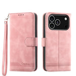เคสโทรศัพท์หนัง PU ไฮบริด TPU Dierfeng Dream Line สำหรับ iPhone 17 Pro Max, สำหรับ iPhone 17 Pro, สำหรับ iPhone 17, สำหรับ iPhone Air, สำหรับ iPhone 16e, สำหรับ iPhone 16 Pro Max, สำหรับ iPhone 16 Pro, สำหรับ iPhone 16 Plus