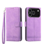 เคสโทรศัพท์หนัง PU ไฮบริด TPU Dierfeng Dream Line สำหรับ iPhone 17 Pro Max, สำหรับ iPhone 17 Pro, สำหรับ iPhone 17, สำหรับ iPhone Air, สำหรับ iPhone 16e, สำหรับ iPhone 16 Pro Max, สำหรับ iPhone 16 Pro, สำหรับ iPhone 16 Plus