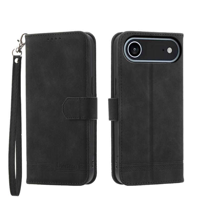 เคสโทรศัพท์หนัง PU ไฮบริด TPU Dierfeng Dream Line สำหรับ iPhone 17 Pro Max, สำหรับ iPhone 17 Pro, สำหรับ iPhone 17, สำหรับ iPhone Air, สำหรับ iPhone 16e, สำหรับ iPhone 16 Pro Max, สำหรับ iPhone 16 Pro, สำหรับ iPhone 16 Plus